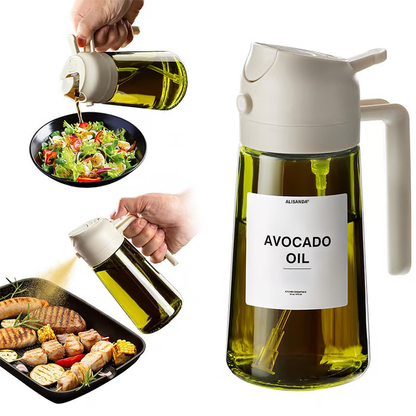 🎁HOT SALE 49% OFF💕2 in 1 Glass Oil Sprayer & Dispenser