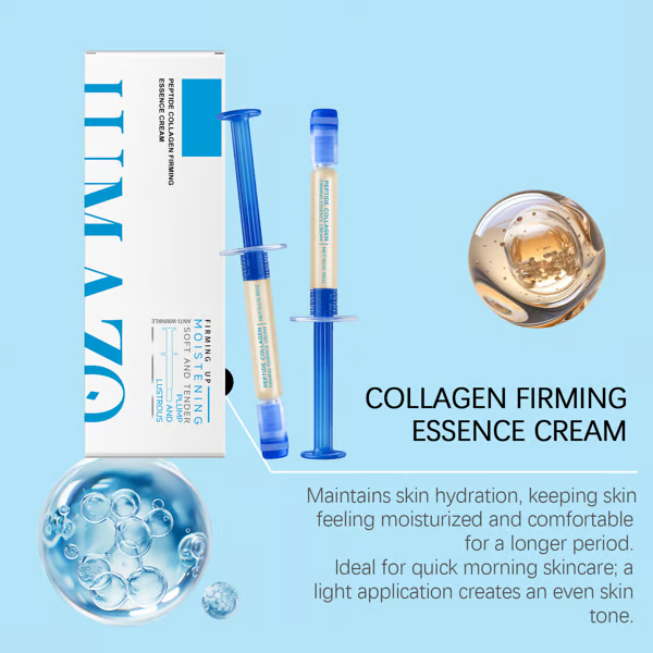🧴Polypeptide Collagen Elastic Essence Cream Moisturizing Hydrating Firming Low Irritating Serum✨