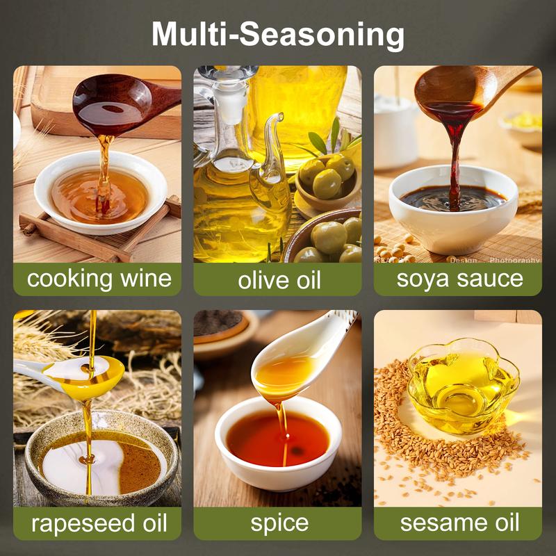 🎁HOT SALE 49% OFF💕2 in 1 Glass Oil Sprayer & Dispenser