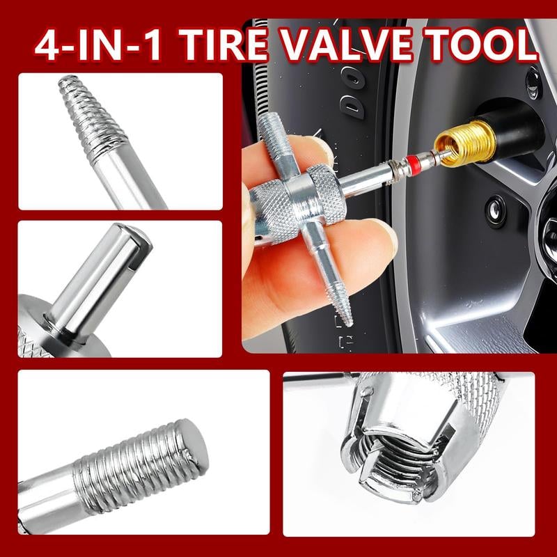 ⏰Last day Sale Save 60%-🔥SnapFixMate Tire Valve Tool Kit -⚡Fix Leaky Valves in 15 Seconds