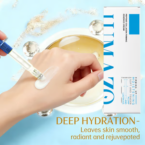 🧴Polypeptide Collagen Elastic Essence Cream Moisturizing Hydrating Firming Low Irritating Serum✨