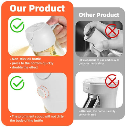 🎁HOT SALE 49% OFF💕2 in 1 Glass Oil Sprayer & Dispenser