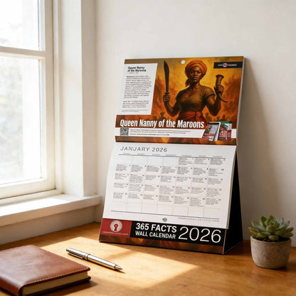 📅2026 Calendar 365 Daily Facts Black History - “Power to the People” Theme✊🏾