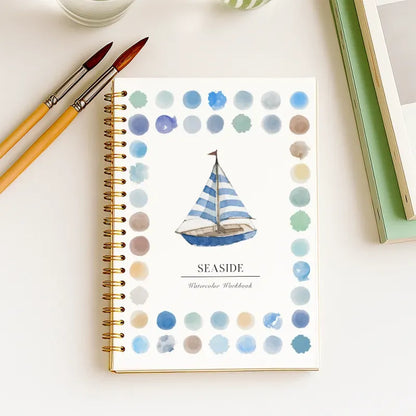 🔥LAST DAY SALE 60% OFF 🖼️Beginner-Friendly💕 Watercolor Workbook