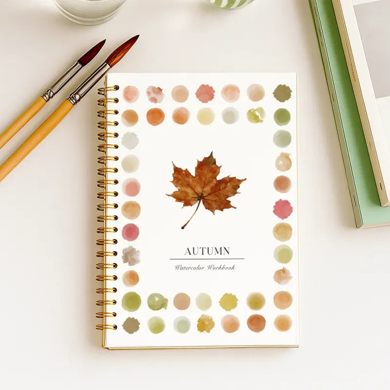 🔥LAST DAY SALE 60% OFF 🖼️Beginner-Friendly💕 Watercolor Workbook