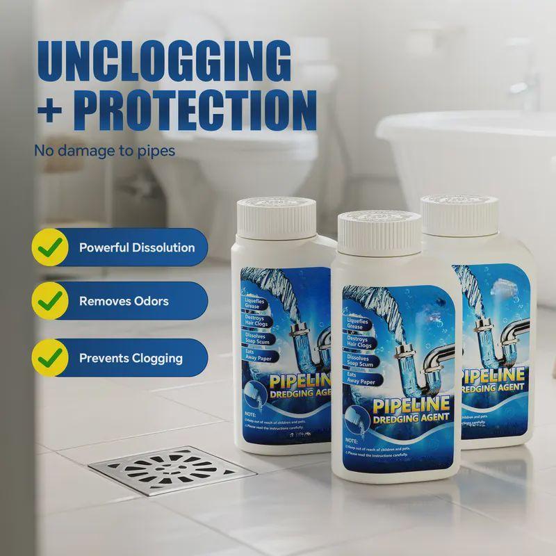 💪Powerful Pipe Dredging Agent for Kitchen and Toilet Pipelines🌟