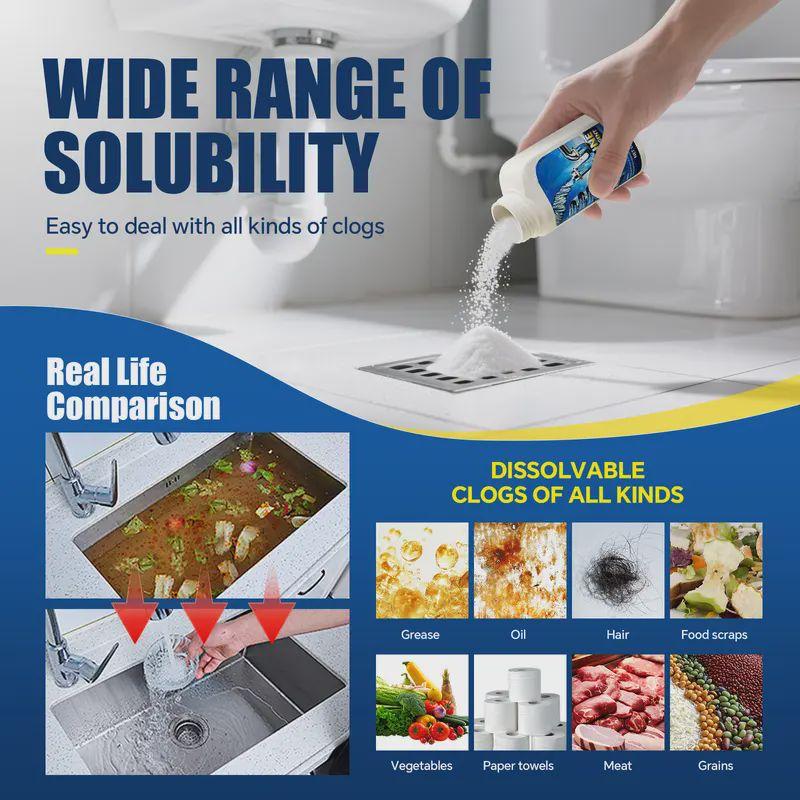 💪Powerful Pipe Dredging Agent for Kitchen and Toilet Pipelines🌟